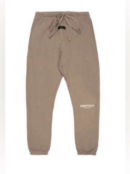 Fear Of God Essentials Jogger Sweatpants In Desert Taupe